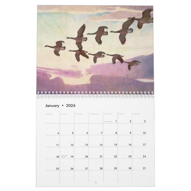 Calendar by Newell Convers Wyeth (Jan 2026)