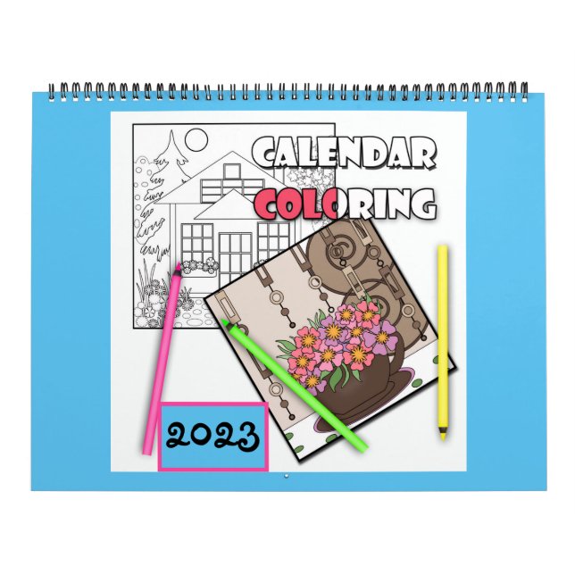 Calendar , colouring  (Cover)