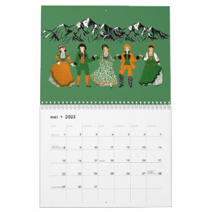 Calendar, CORSICA, France Calendar