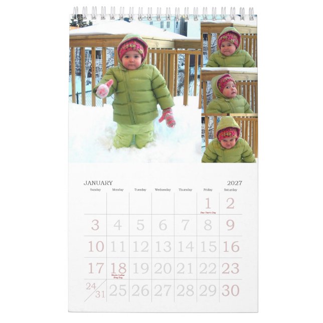 calendar - Customized (Jan 2027)