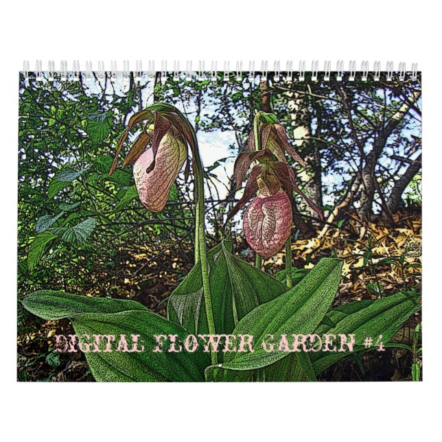 Calendar Digital Flower Garden #4 (Cover)