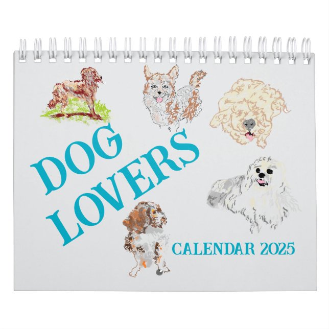 Calendar Dog Lovers 2025 (Cover)