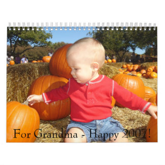 Calendar for Grandma Patsy