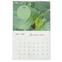 Calendar God meditation pictures garden: notes