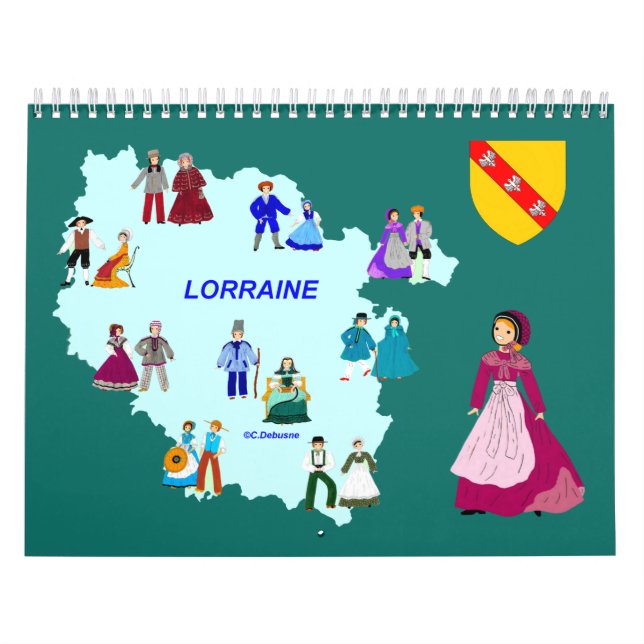 Calendar in Lorraine, France (Cover)