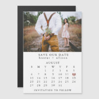 Calendar Magnet | Save the DAte