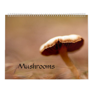 Calendar: Mushrooms, Schrooms, Fungi Calendar