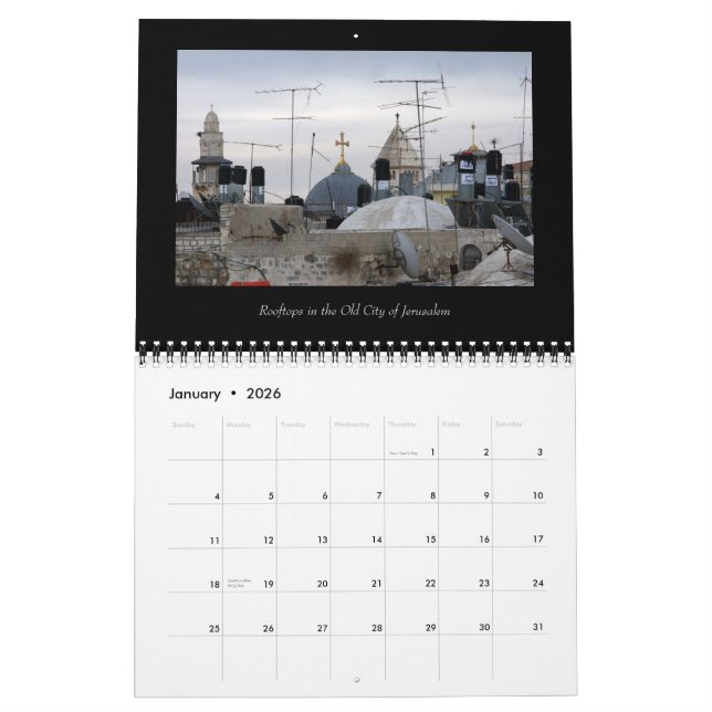 Calendar of Crosses Around the World (Jan 2026)