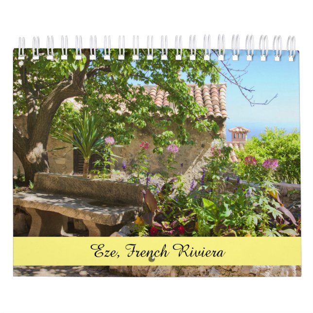 Calendar of Eze, on the French Riviera (Cover)