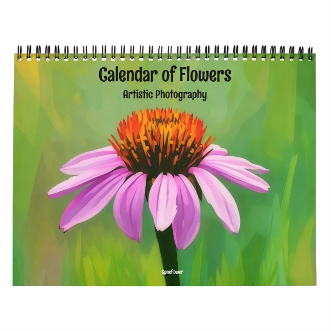 Calendar of Flowers Artistic Photography (Cover)
