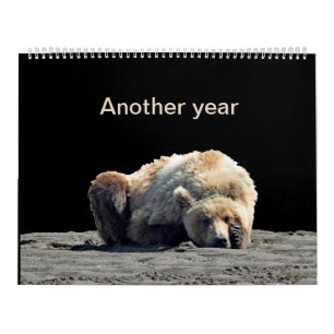 Calendar of grizzly bear cubs
