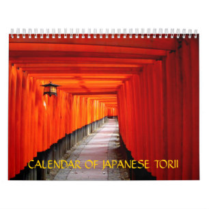Calendar of Japanese Torii