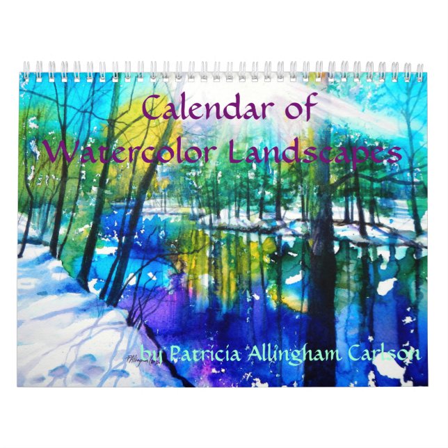 Calendar of Watercolor Landscapes (Cover)