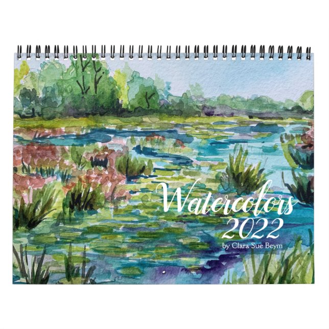 Calendar of Watercolors by Clara Sue Beym (Cover)