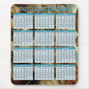 Calendar on a Mousepad