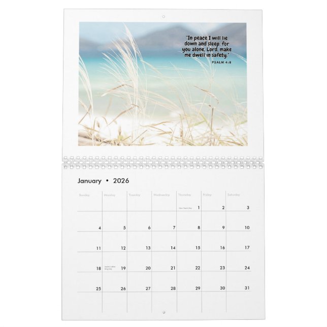 Calendar - The Lord heals you from insomnia! (Jan 2026)