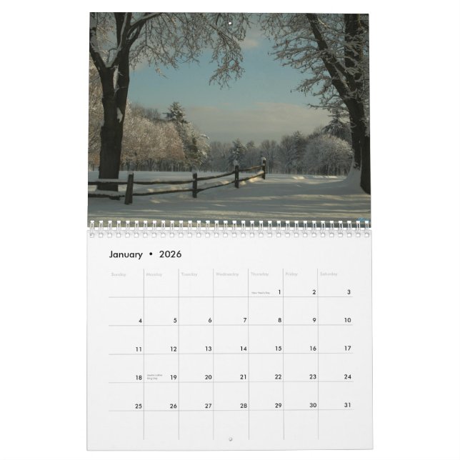 Calendar Through the Seasons 2012 with Scripture (Jan 2026)