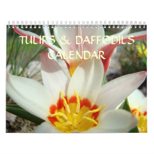 CALENDAR TULIPS DAFFODILS Christmas Gifts