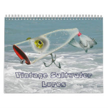 Calendar - Vintage Saltwater Fishing Lures #2