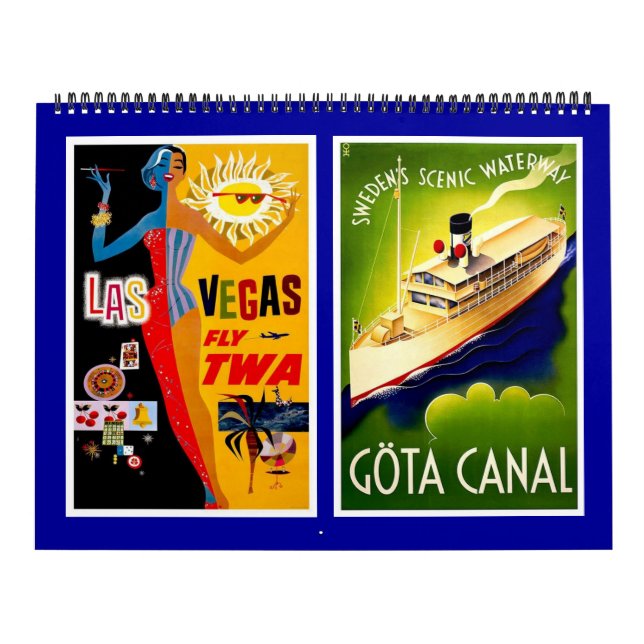 Calendar Vintage Travel Posters 2 (Cover)