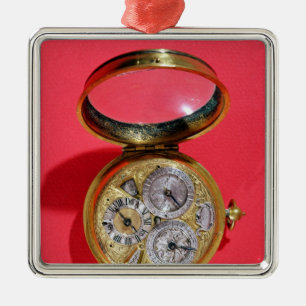 Calendar watch, c.1690 metal ornament