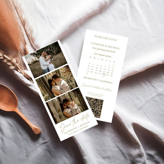 Calendar Wedding Photo booth strip frame  Save T S Save The Date (Creator Uploaded)