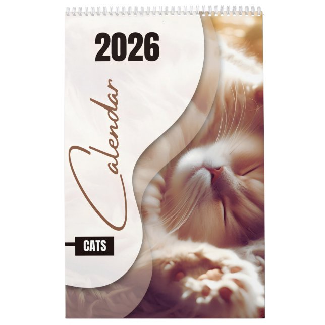 Calendar with cute cats (Cover)