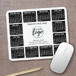 Calendar with logo Contact Information Magnet Mouse Pad<br><div class="desc">Add a logo with a 2024 calendar and room to add a few lines of text. A fun item for the New Year to use as a company giveaway. You can change colours in the advanced design area.</div>