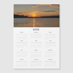 Calendar with Photo Full Year Magnetic Calendar