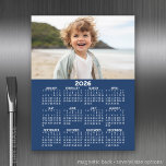 Calendar with Photo - Full Year View Magnetic Dry Erase Sheet<br><div class="desc">A very useful item for school or home office. This shows a full year view of all dates. A calendar printed on a magnet combines practicality with convenience, transforming a workspace essential into a time-management tool. This innovative design features a full-year or monthly calendar layout integrated into the magnet's surface,...</div>