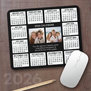 Calendar with Photo in the Centre Mouse Pad