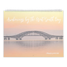 Calendar with Sunrise and Dawn photographs