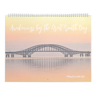 Calendar with Sunrise and Dawn photographs