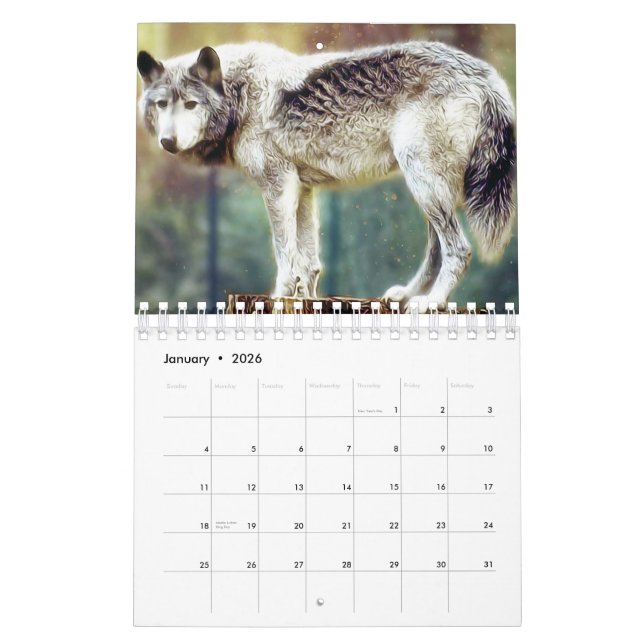 Calendar wolf (Jan 2026)