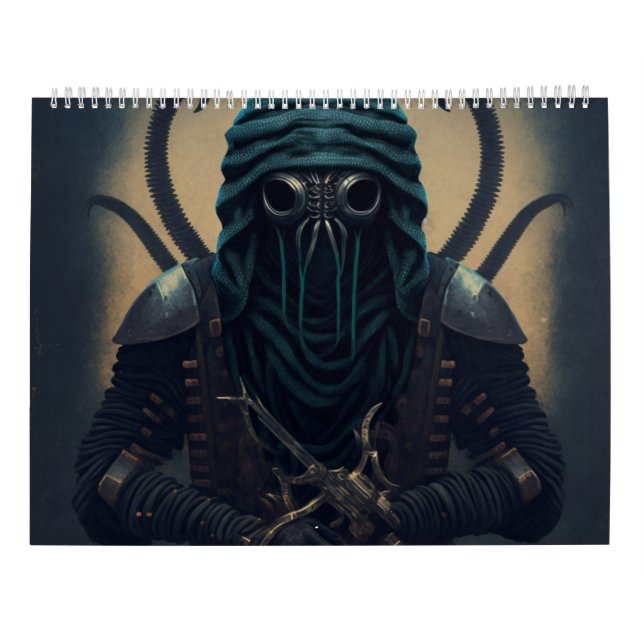 Calendars warrior fantasy 2023 (Back)