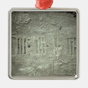 Calender Metal Ornament