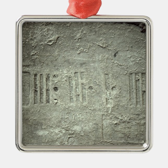 Calender Metal Ornament (Front)