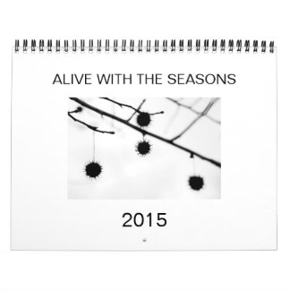 Calender with helpful tips and seasonal pictures calendar