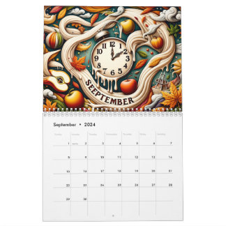 CALENDRIER ファンタジーと段階:夢のような12ヶ月