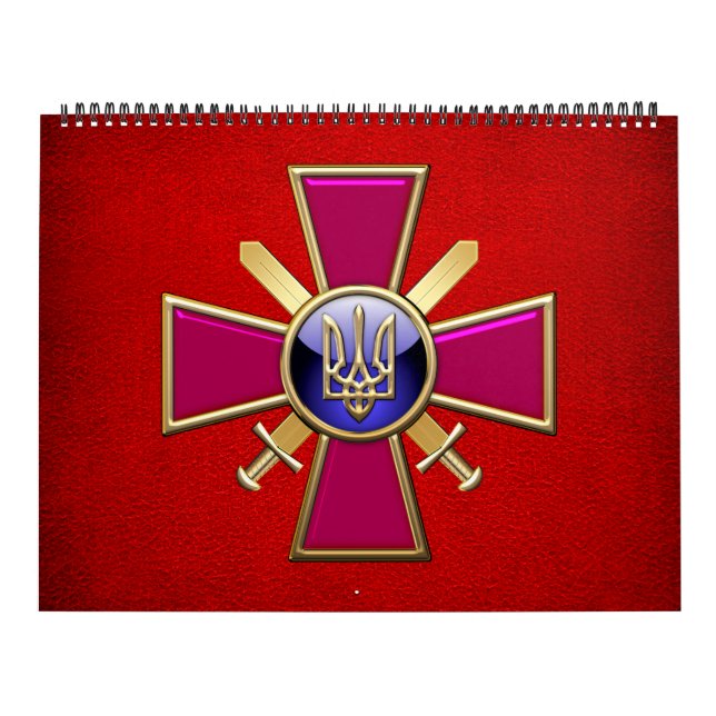 Calendrier [100] Emblème des forces terrestres ukrainiennes (Protection)