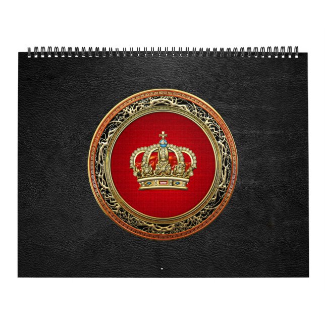 Calendrier [100] Prince-Princesse King-Queen Crown [Or] (Protection)