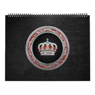 Calendrier [100] Prince-Princesse Roi-Reine Crown [argent]