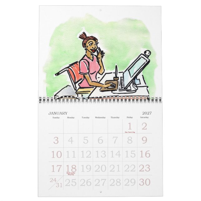 Calendrier 12 mois d'une Communauté accessible (Jan 2027)