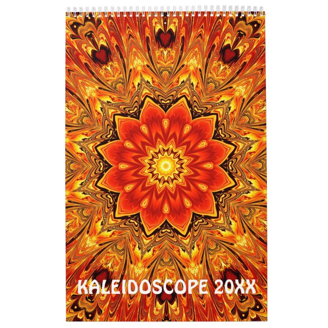 Calendrier 12 mois Kaleidoscope (Protection)