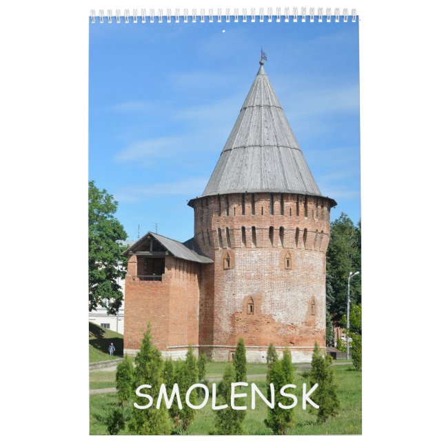 Calendrier 12 mois Smolensk, Russie (Protection)