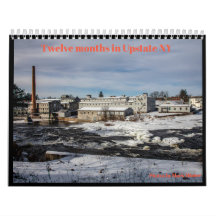 12 months in Central NY Calendar 