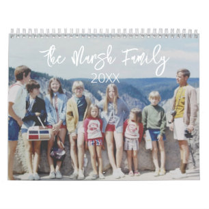 Calendrier 14 Photo Couverture complète Photos Conception min