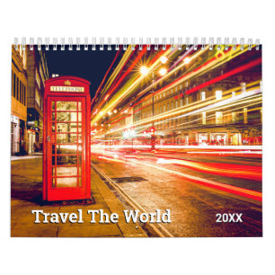 Calendrier 14 Photos de Voyage dans le monde, ou utilisez vos
