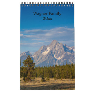 Calendrier 15 Photos Montagnes Pittoresques Personnaliser