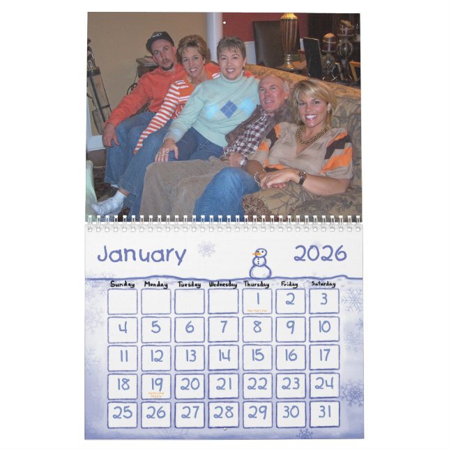 Calendrier 2007 de famille de Sims (Jan 2026)